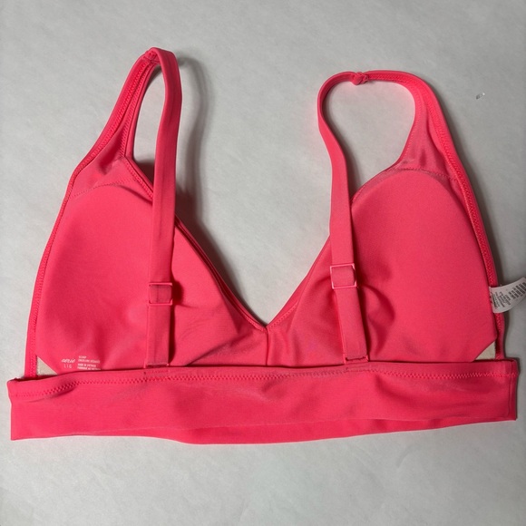 Aerie pink triangle swimsuit top - Picture 2 of 4